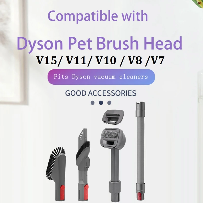 Аксессуары для пылесоса Dyson V7 V8 V10 V11 V15, запасные щетки для домашних животных, собак, аксессуары
Аксессуары для пылесоса Dyson V7 V8 V10 V11 V15, запасные щетки для домашних животных, собак, аксессуары