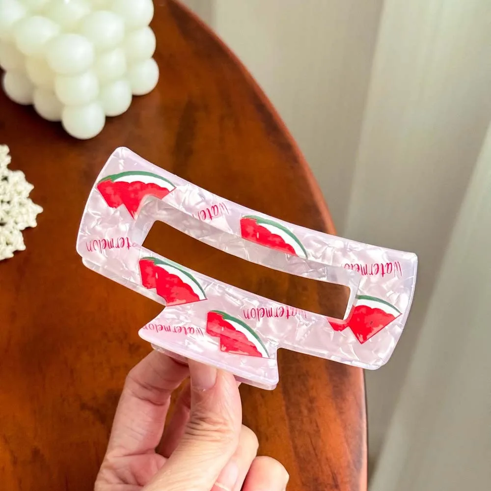 New Acrylic Cute Summer Fruit Hair Clips Watermelon Lemon Crab Girls Hair Claw Clip Hair Accessories for Women
New Acrylic Cute Summer Fruit Hair Clips Watermelon Lemon Crab Girls Hair Claw Clip Hair Accessories for Women