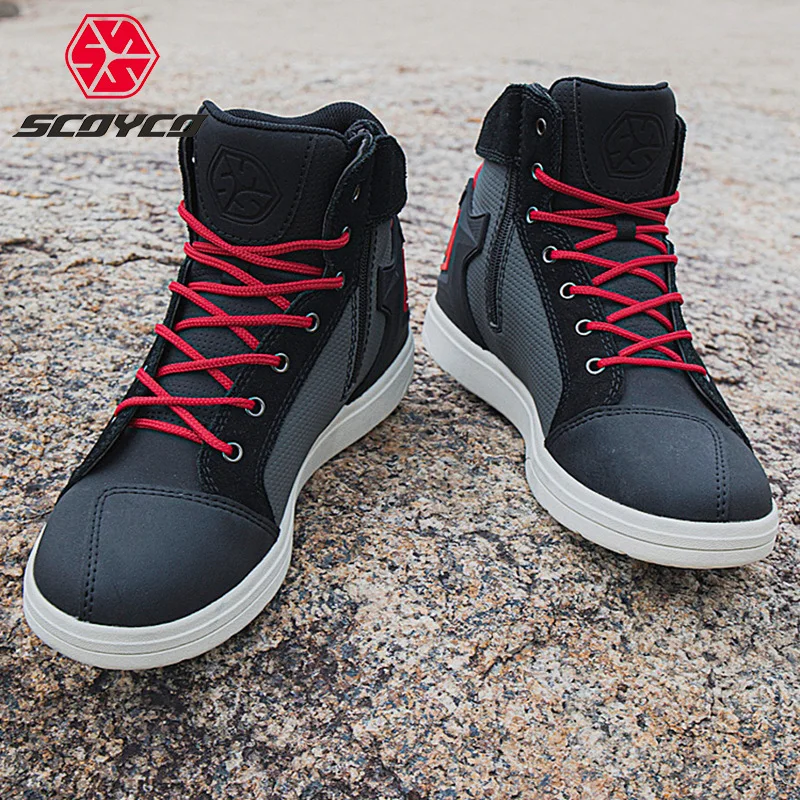 SCOYCO Motorcycle Commuter Casual Men's Riding Boots Fall-Resistant Non-Slip Racing Rider Shoes Riding Equipment Shoes
SCOYCO Motorcycle Commuter Casual Men's Riding Boots Fall-Resistant Non-Slip Racing Rider Shoes Riding Equipment Shoes