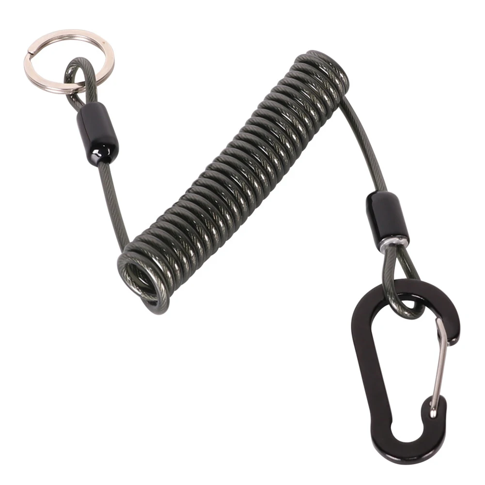 Fishing Missed Rope Anti-Lost Spiral Spring Lure Pliers Lanyard Wire SpringRope With Metal Buckle Fishing Tackle Tools Pesca
Fishing Missed Rope Anti-Lost Spiral Spring Lure Pliers Lanyard Wire SpringRope With Metal Buckle Fishing Tackle Tools Pesca