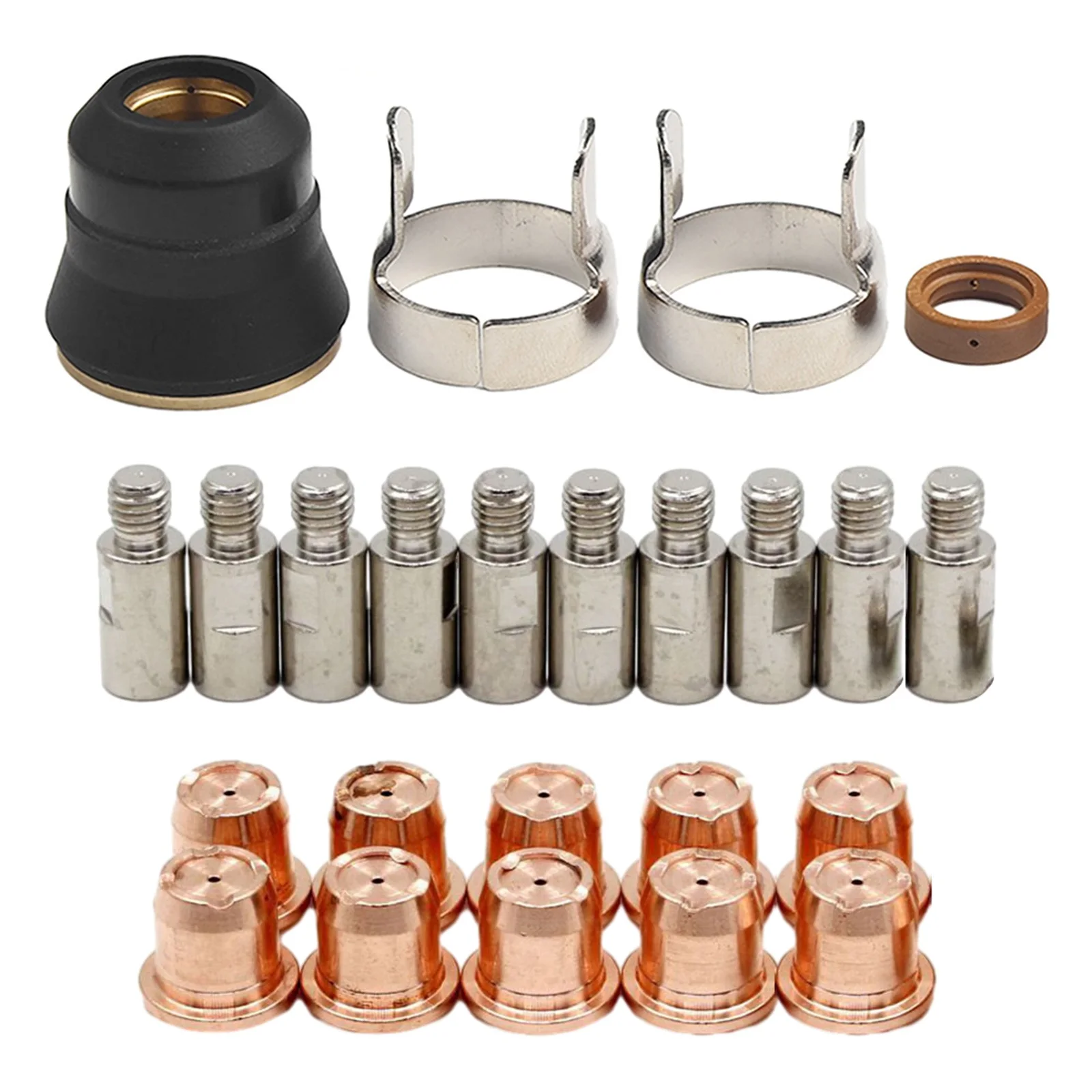 24pcs Plasma Cutting Torch Consumables Sets Tip Electrode Of IPT40 For CUT-55DS Pro/CUT-65DS Cutting Machine Power Tools
24pcs Plasma Cutting Torch Consumables Sets Tip Electrode Of IPT40 For CUT-55DS Pro/CUT-65DS Cutting Machine Power Tools