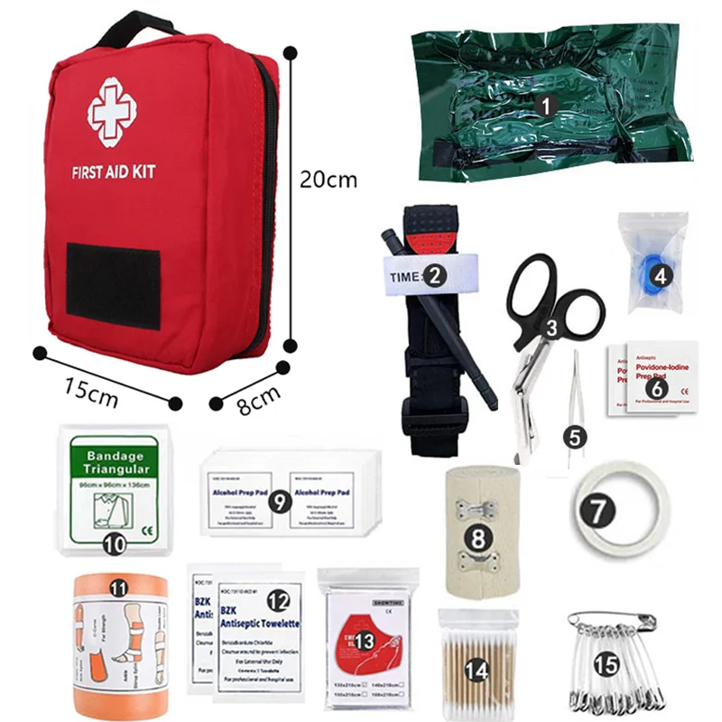 Outdoor Tactical Survival Gear Medical Molle Emergency IFAK First Aid Kit Bag Military Tourniquet Israel Bandage Camping EDC Bag
Outdoor Tactical Survival Gear Medical Molle Emergency IFAK First Aid Kit Bag Military Tourniquet Israel Bandage Camping EDC Bag