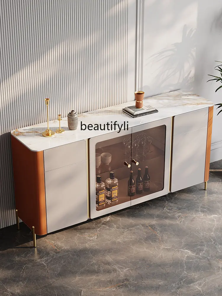 zq Sideboard Cabinet Saddle Leather Stone Plate Entrance Cabinet Modern Tea Wall Storage Cabinet
zq Sideboard Cabinet Saddle Leather Stone Plate Entrance Cabinet Modern Tea Wall Storage Cabinet