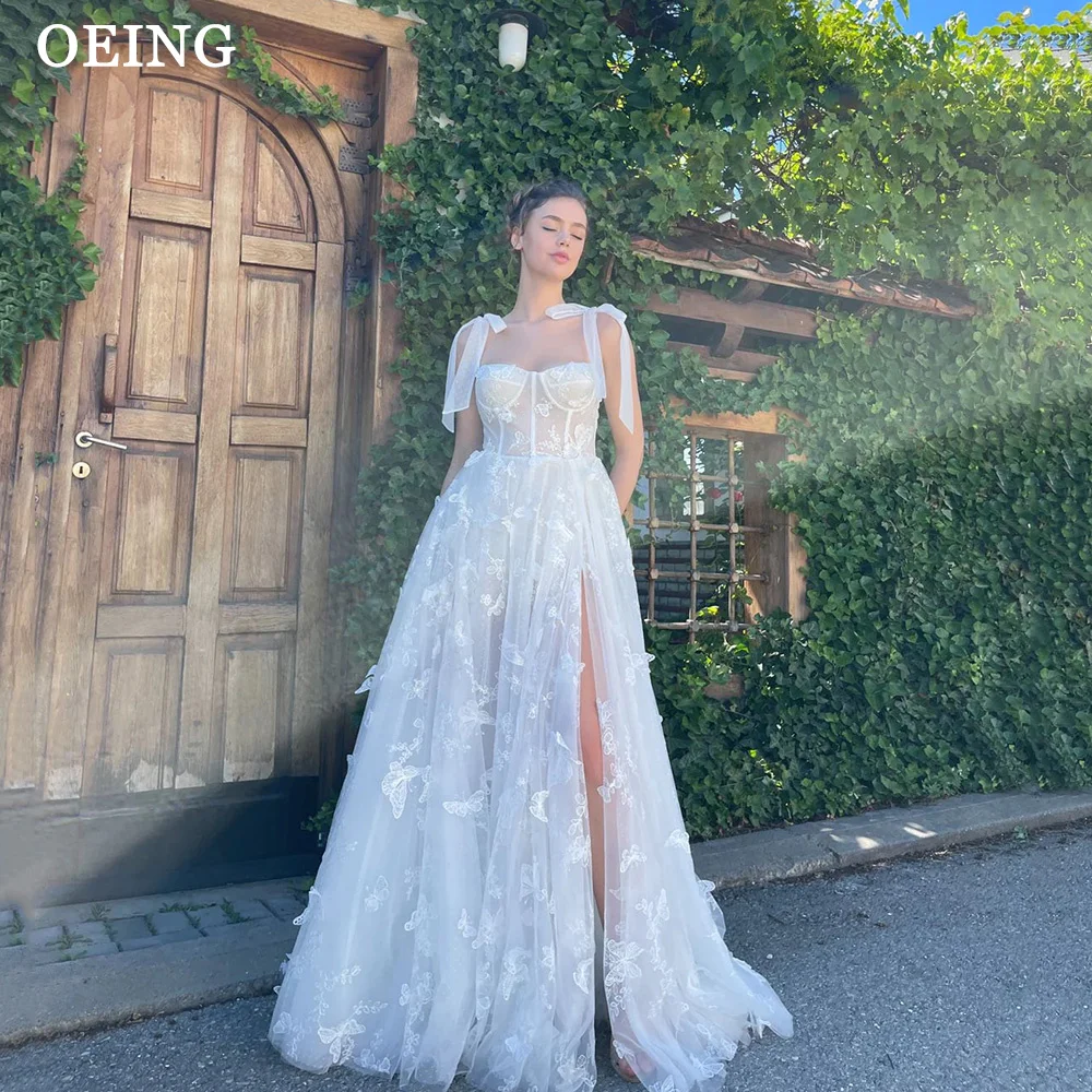 White White Appliques Evening Dress Embroidered Bow Spaghetti Straps Butterflies Prom Gown Formal Occasion Princess Gowns
White White Appliques Evening Dress Embroidered Bow Spaghetti Straps Butterflies Prom Gown Formal Occasion Princess Gowns