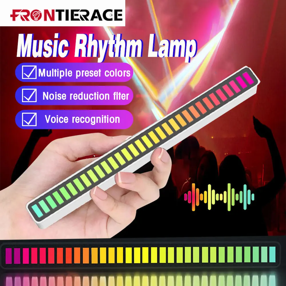 Светодиодная Rgb светильник лента для управления звуком, Регулируемая лампа с функцией музыки и синхронизации, с голосовой активацией, USB
Светодиодная Rgb светильник лента для управления звуком, Регулируемая лампа с функцией музыки и синхронизации, с голосовой активацией, USB