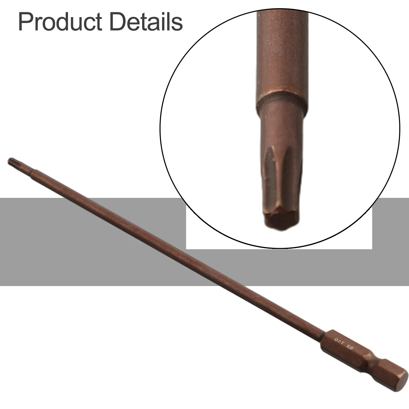 Brand New Torx Screwdriver Bit Tool Alloy Steel Bronze High Hardness Without Hole Hex Shank For DIY Home Projects
Brand New Torx Screwdriver Bit Tool Alloy Steel Bronze High Hardness Without Hole Hex Shank For DIY Home Projects