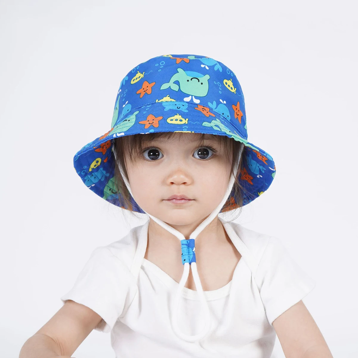 Kids Sun Hat Boys Girls Infant Toddler Ocean Whale Graphic Chin Strap Bucket Hat Baby Summer Sun Protection Beach Hat
Kids Sun Hat Boys Girls Infant Toddler Ocean Whale Graphic Chin Strap Bucket Hat Baby Summer Sun Protection Beach Hat