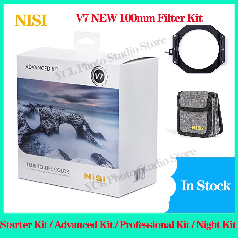 Nisi V7 NEW 100mm Filter Kit 100mm Square Filter Holder For Long-Exposure and Landscape Photography Filter Accessories Kit
Nisi V7 NEW 100mm Filter Kit 100mm Square Filter Holder For Long-Exposure and Landscape Photography Filter Accessories Kit