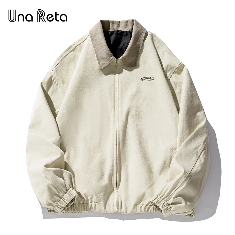 Una Reta Harajuku Jacket Men Spring 2024 New Hip hop Coat Streetwear Zipper Casual Retro High Quality Lapel Jackets Women
Una Reta Harajuku Jacket Men Spring 2024 New Hip hop Coat Streetwear Zipper Casual Retro High Quality Lapel Jackets Women