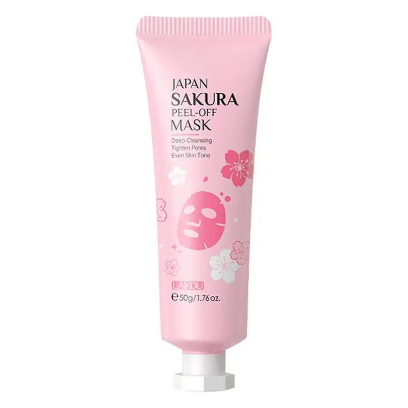 

Sakura Blackhead Remover Nose Mask Pore Oil Control Strip Peel Off Black Dots Tear Off Mask Anti Acne Deep Cleansing Skin Care