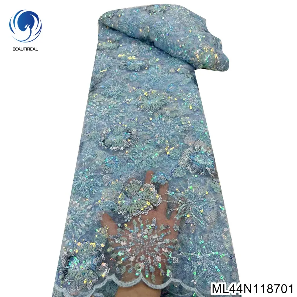 2023 French Heavy Beaded with African Nigerian Sequins Tulle Lace Fabric Royal Nobility Polychromatism Evening Dress ML44N1187
2023 French Heavy Beaded with African Nigerian Sequins Tulle Lace Fabric Royal Nobility Polychromatism Evening Dress ML44N1187