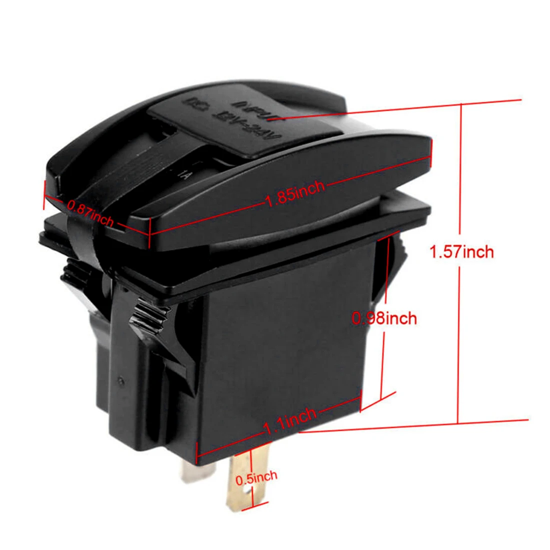 Dual USB 3.1 Power Charger Carling ARB Rocker Switch Blue LED Light Car Boat 12V Rocker Switch Panel With Dustproof Rubber Cover
Dual USB 3.1 Power Charger Carling ARB Rocker Switch Blue LED Light Car Boat 12V Rocker Switch Panel With Dustproof Rubber Cover