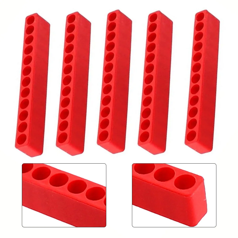 5Pcs 12Holes Hex Bit Organizer Plastic Screwdriver Bit Holder Drill Head Storage Box 1/4"Hex Shank Bit Holder Stand Case Tool
5Pcs 12Holes Hex Bit Organizer Plastic Screwdriver Bit Holder Drill Head Storage Box 1/4"Hex Shank Bit Holder Stand Case Tool