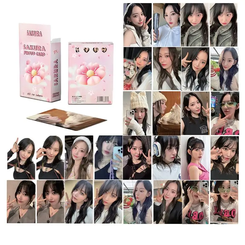 50 шт., альбом KPOP LE SSERAFIM, несформенный альбом, фотооткрытки, Сакура, персональные Селфи, ломо-карты, LESSERAFIM, подарки для поклонников
50 шт., альбом KPOP LE SSERAFIM, несформенный альбом, фотооткрытки, Сакура, персональные Селфи, ломо-карты, LESSERAFIM, подарки для поклонников