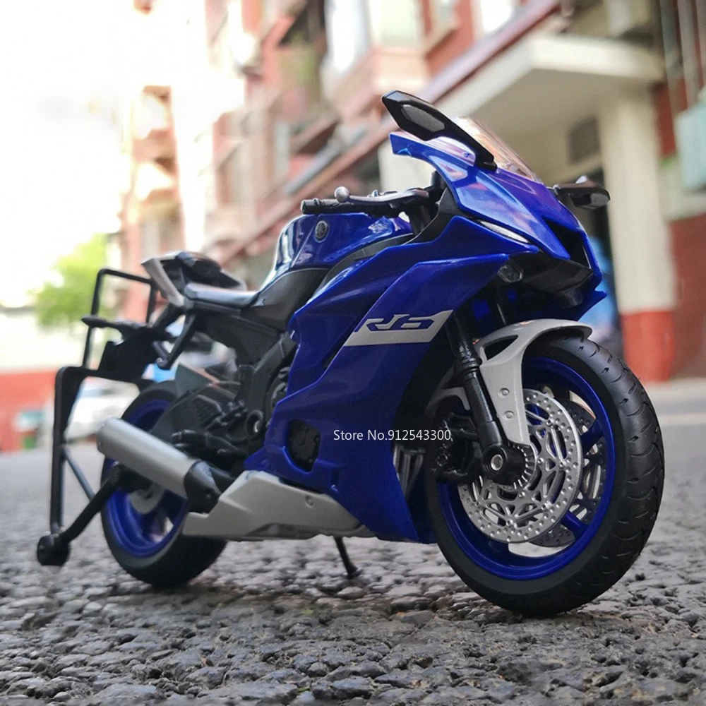 Модель мотоцикла YAMAHA 1/12, модель металлического автомобиля из сплава, игрушка для мальчика, литые модели, коллекционный автомобиль для детей, подарки
Модель мотоцикла YAMAHA 1/12, модель металлического автомобиля из сплава, игрушка для мальчика, литые модели, коллекционный автомобиль для детей, подарки