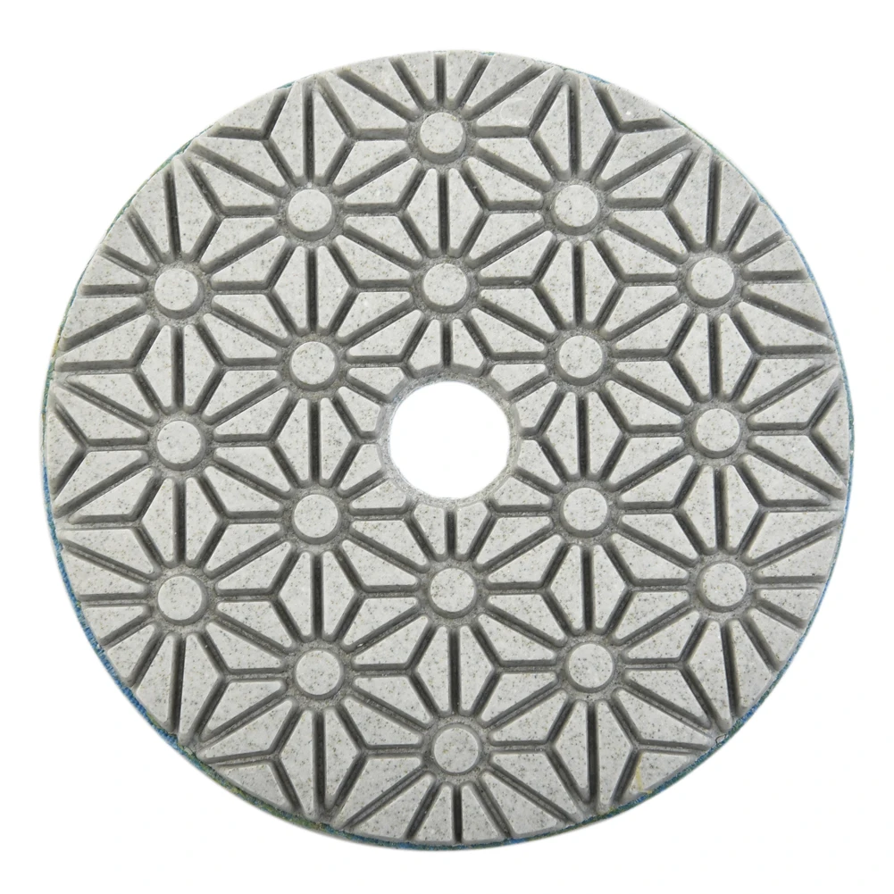 

4 дюйма 100 мм сухой/влажный Алмазный 3 полировальный диск инструмент для полировки гранита алмазная вода шлифовальная пластина Восстановленный абразивный диск