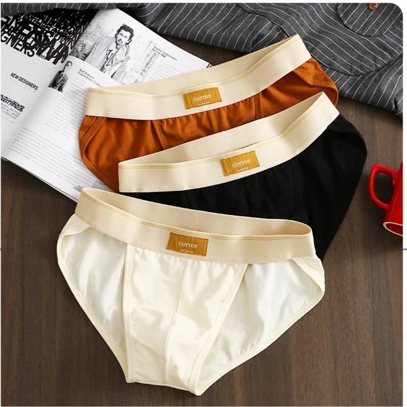 3pcs Solid Color Men's Briefs Loose Men's Sexy Men Underwear Cotton Simple Tide Boys Plus Size Briefs Pouch Underwear Men
3pcs Solid Color Men's Briefs Loose Men's Sexy Men Underwear Cotton Simple Tide Boys Plus Size Briefs Pouch Underwear Men