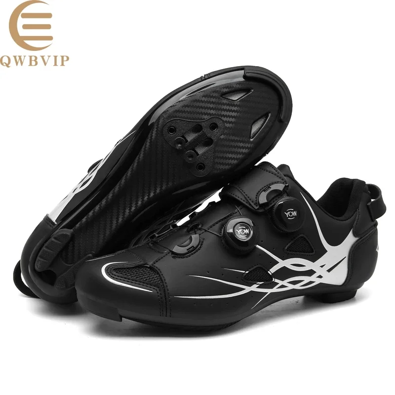 

QWBVIP Professional MTB bike shoes Men's and women's self-locking road shoes Outdoor mountain bike shoes cycling shoes