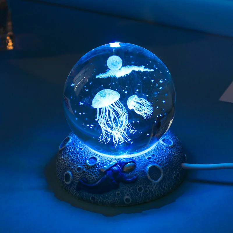 1pc Star Ocean Animal Crystal Ball, 3D Inner Carving, Colorful Lighting Ornament, Night Light, Creative Birthday Gift
1pc Star Ocean Animal Crystal Ball, 3D Inner Carving, Colorful Lighting Ornament, Night Light, Creative Birthday Gift
