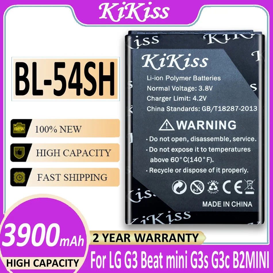 KiKiss Battery 3900mAh for LG Optimus LTE III 3 F7 F260 L90 D415 US780 LG870 US870 LS751 P698 BL-54SH MAGNA- H502
KiKiss Battery 3900mAh for LG Optimus LTE III 3 F7 F260 L90 D415 US780 LG870 US870 LS751 P698 BL-54SH MAGNA- H502