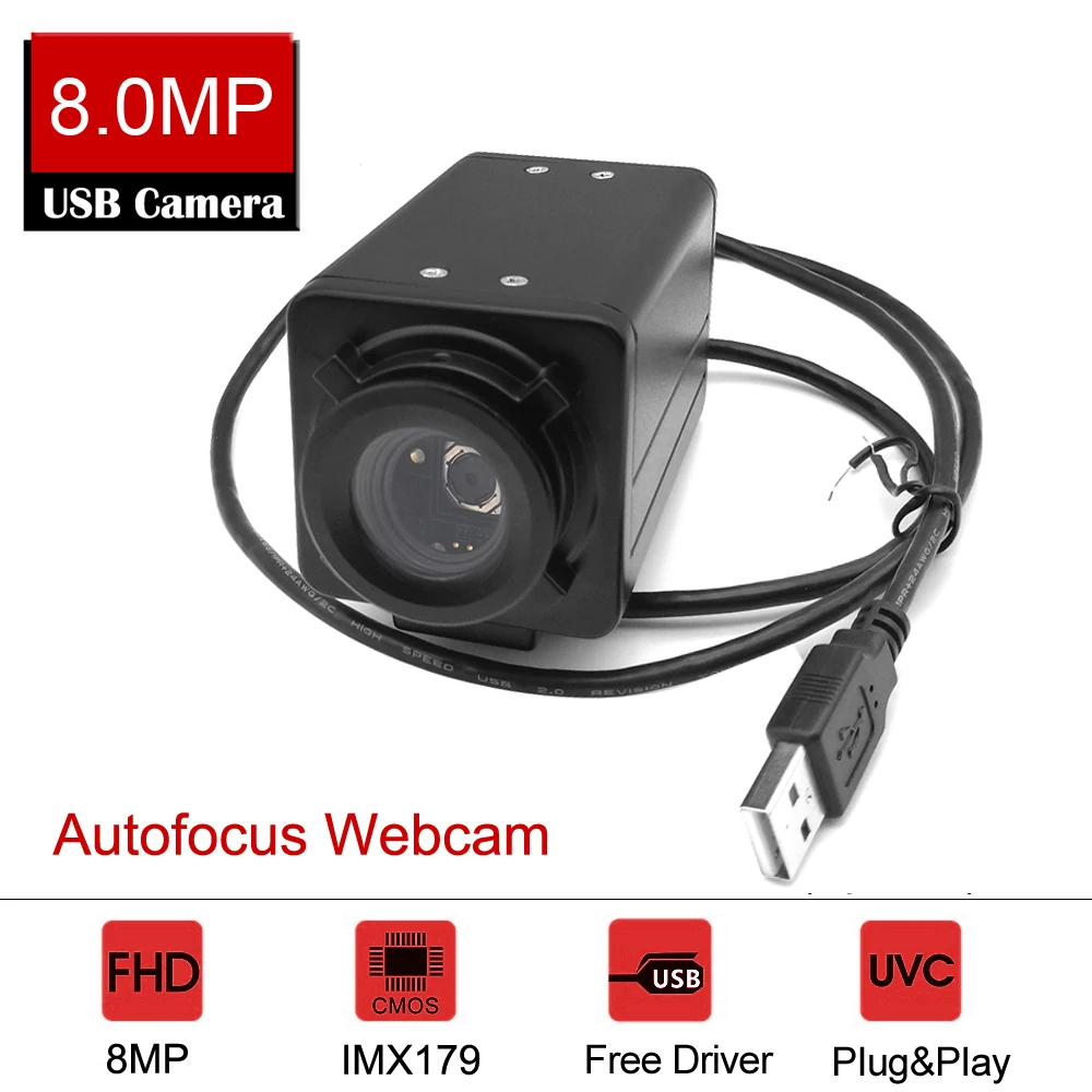 NEOCoolcam 8MP IMX179 Sensor Autofocus USB PC Webcam Metal Housing Video Meeting Streaming UVC Camera
NEOCoolcam 8MP IMX179 Sensor Autofocus USB PC Webcam Metal Housing Video Meeting Streaming UVC Camera