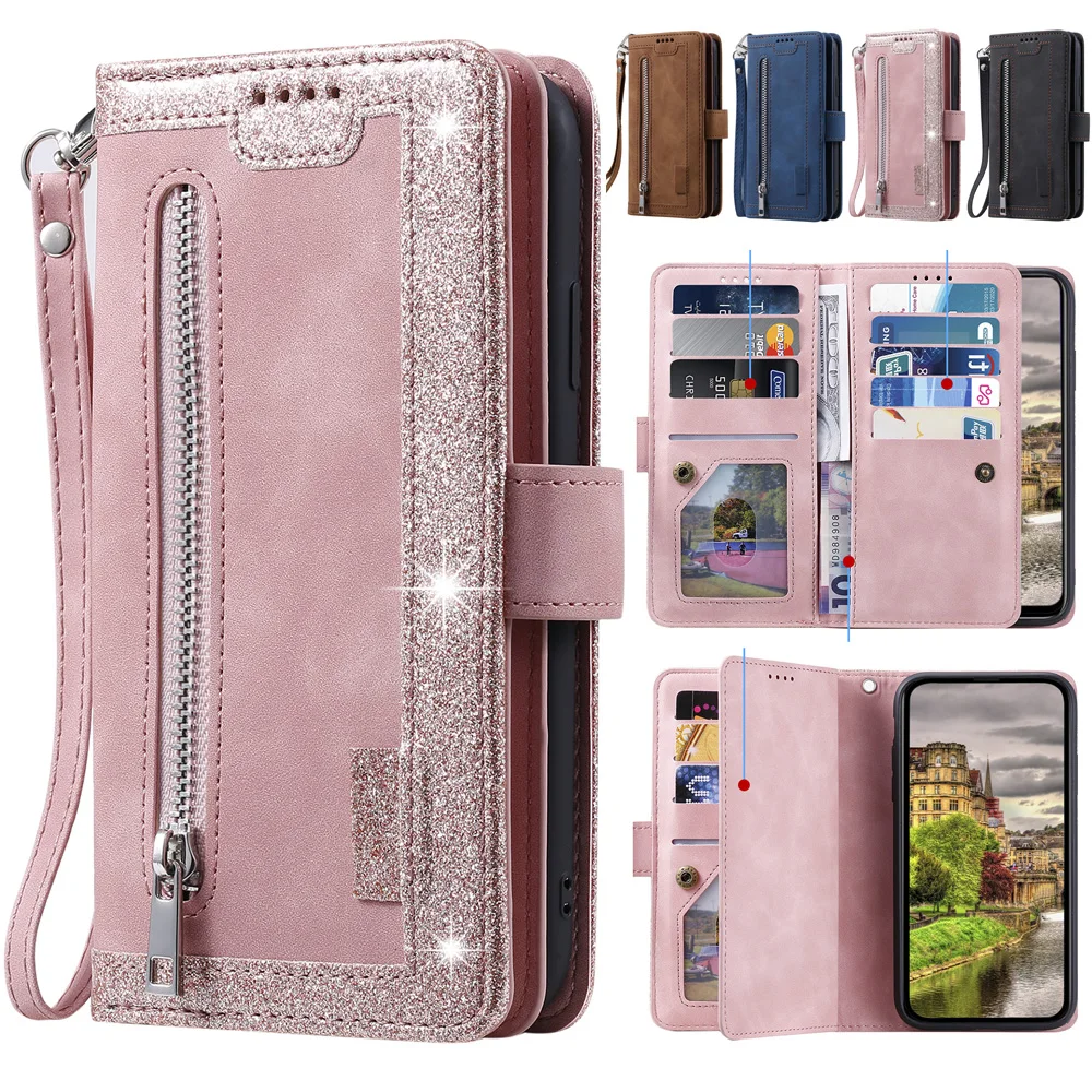 

Cases for OPPO A16 A17 A98 A58 4G A38 A2 Pro Find X7 Ultra Case Cover coque Flip Wallet Phone Covers Sunjolly