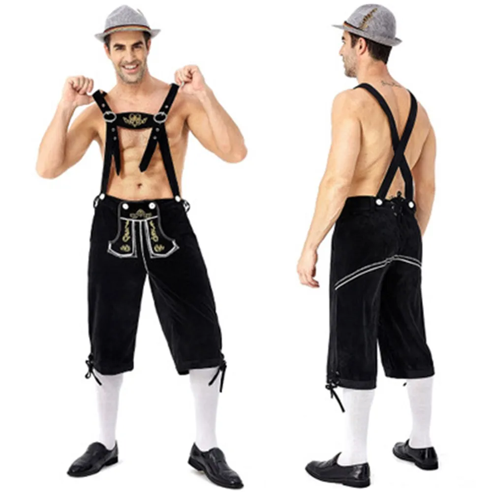 Men's Germany Oktoberfest Traditional Party Beer Man Cosplay Suspenders Shorts Bavarian Festival Lederhosen Fancy Costume
Men's Germany Oktoberfest Traditional Party Beer Man Cosplay Suspenders Shorts Bavarian Festival Lederhosen Fancy Costume