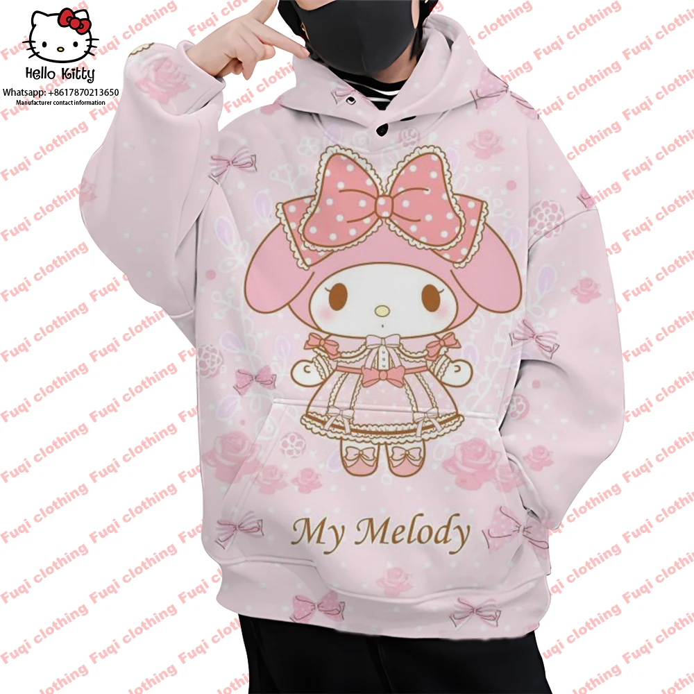 3D print Hello Kitty cute top trendy street pink parent-child clothes kids sweatshirt loose version
3D print Hello Kitty cute top trendy street pink parent-child clothes kids sweatshirt loose version
