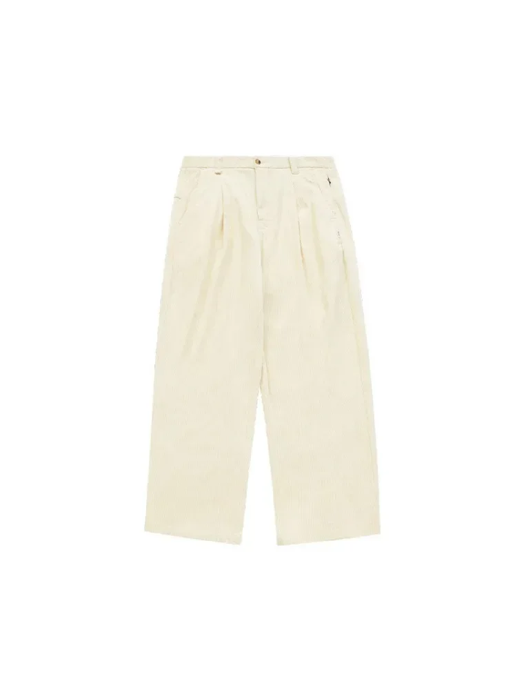 Harajuku Corduroy Pants Men Winter Thick Warm Pleat Casual with Zipper Pocket
Harajuku Corduroy Pants Men Winter Thick Warm Pleat Casual with Zipper Pocket
