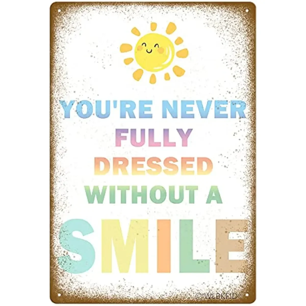 New A Smile I Will Dream Big Funny Rainbow Font Decoration Iron Poster Painting Tin Sign Vintage Wall
New A Smile I Will Dream Big Funny Rainbow Font Decoration Iron Poster Painting Tin Sign Vintage Wall