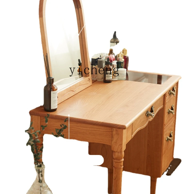 Zws Solid Wood Dresser Bedroom Retro Storage All-in-One Cabinet Japanese Makeup Table
Zws Solid Wood Dresser Bedroom Retro Storage All-in-One Cabinet Japanese Makeup Table