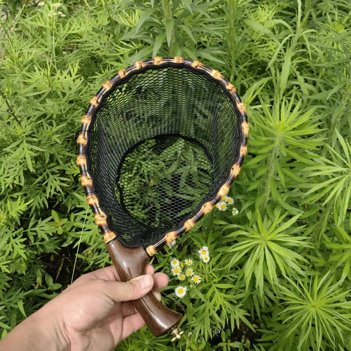 Ebony Handle Fly Fishing Hand Net Small Net Fly Fishing Stream Net Fishing Lures Net Bamboo Root Portable Fishing Net
Ebony Handle Fly Fishing Hand Net Small Net Fly Fishing Stream Net Fishing Lures Net Bamboo Root Portable Fishing Net