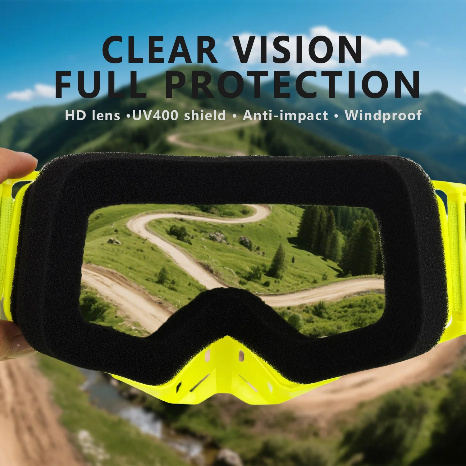 NAFEIB ATV Dirt Bike Goggles Motorcycle Glasses Off-Road MX Anti-UV Windproof Eyewear Helmet Mask Gafas for Motocross Racing NAFEIB ATV Dirt Bike Goggles Motorcycle Glasses Off-Road MX Anti-UV Windproof Eyewear Helmet Mask Gafas for Motocross Racing