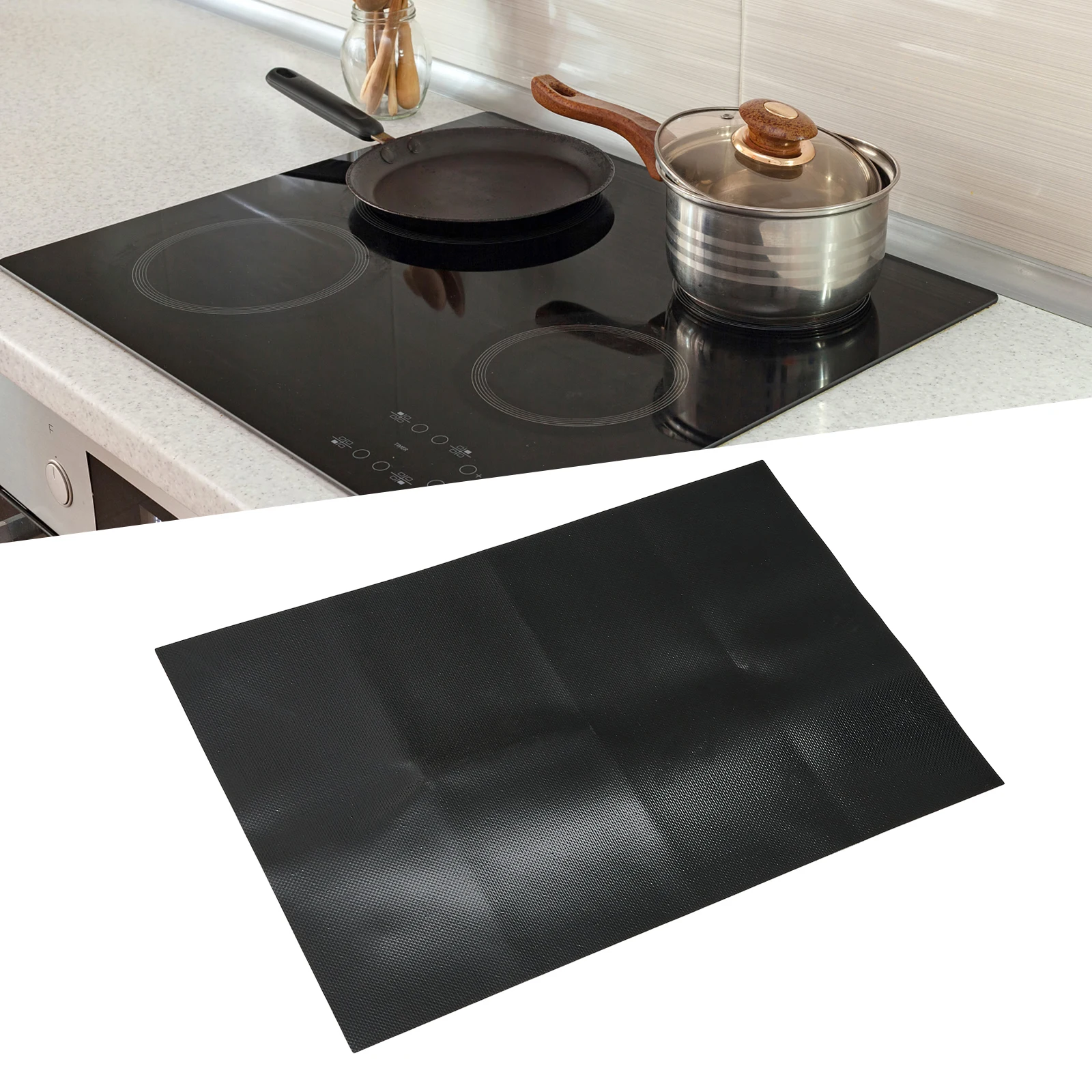 

Kitchen Accessories Utensils Induction Cooker Pad Protector Cover Insulation Hot Pad Stove Cover Stove Protector Mat