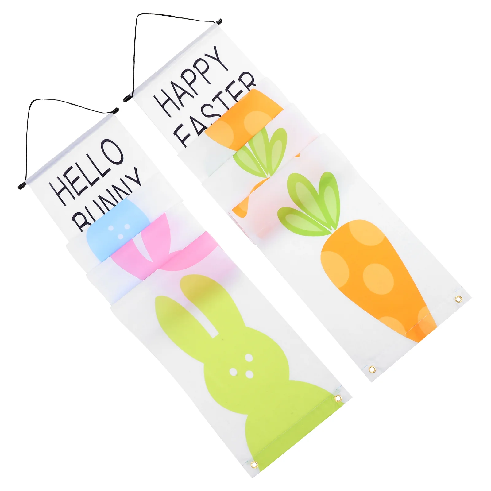 

Easter Banner Party Door Decor Couplet Hanging Decoration Porch Signs Themed Couplets