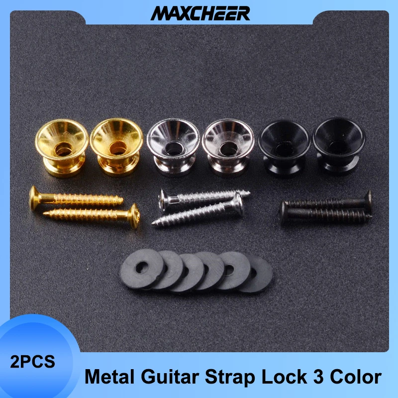 2PC Guitar Strap Lock Locking Pegs Pin Metal End Strap Button for Acoustic Classical Electric Bass Guitar Ukulele Guitarra Part
2PC Guitar Strap Lock Locking Pegs Pin Metal End Strap Button for Acoustic Classical Electric Bass Guitar Ukulele Guitarra Part