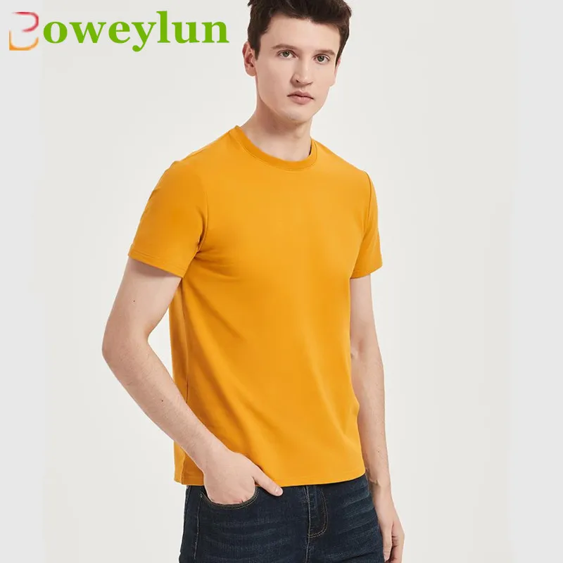 Boweylun 270g Mercerized Long-staple Cotton Round Neck Solid T-shirt Skin-friendly Breathable Moisture Wicking Short Sleeve
Boweylun 270g Mercerized Long-staple Cotton Round Neck Solid T-shirt Skin-friendly Breathable Moisture Wicking Short Sleeve