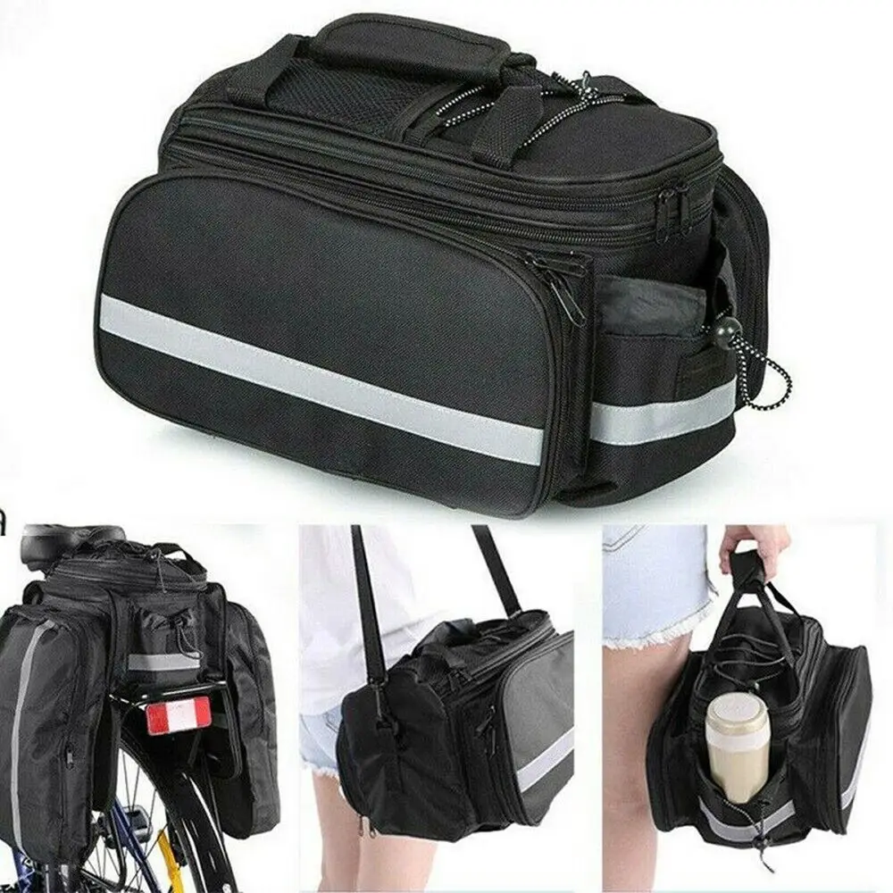 

Черные велосипедные аксессуары, сумка-переноска для велоспорта, расширяемая с дождевиком, женская сумка для сиденья, сумка на седло