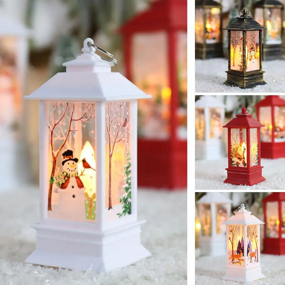 Christmas Lamp Snowman Elk Santa Claus Wind Lantern Small Portable Night Lamp Home Patio Party Table Decoration Accessories
Christmas Lamp Snowman Elk Santa Claus Wind Lantern Small Portable Night Lamp Home Patio Party Table Decoration Accessories