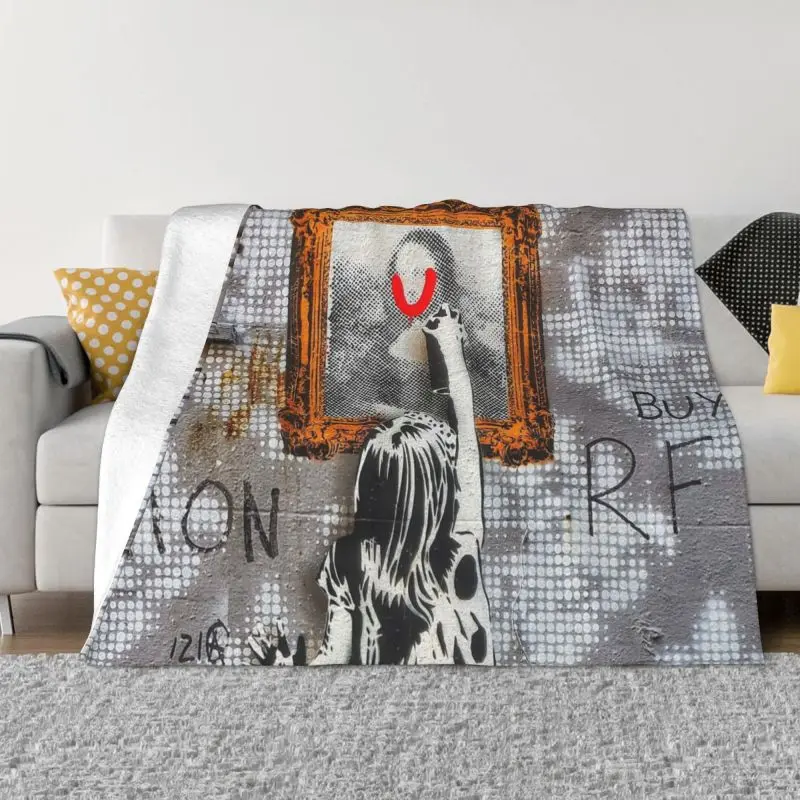 Banksy Graffiti Blanket Warm Fleece Soft Flannel Street Pop Art Throw Blankets for Bedroom Couch Home Spring
Banksy Graffiti Blanket Warm Fleece Soft Flannel Street Pop Art Throw Blankets for Bedroom Couch Home Spring