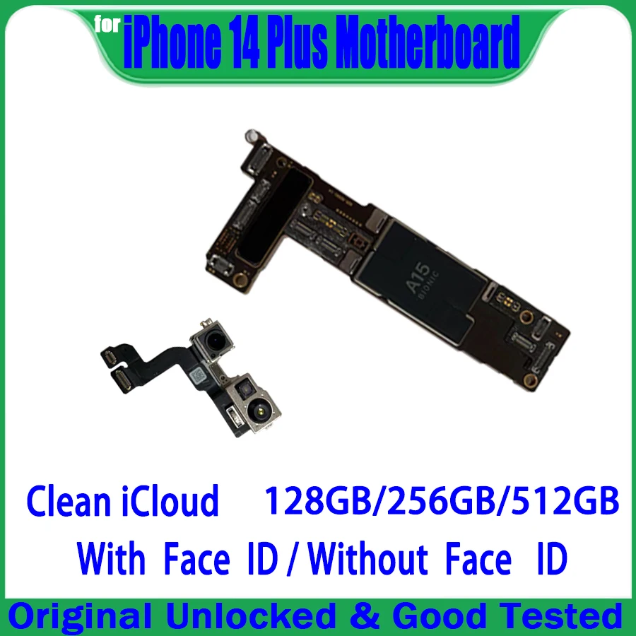 E-SIM & SIM Versio Mainboard For IPhone 14 Plus Clean ICloud Motherboard Original Factory Unlock Logic Board Support Update
E-SIM & SIM Versio Mainboard For IPhone 14 Plus Clean ICloud Motherboard Original Factory Unlock Logic Board Support Update