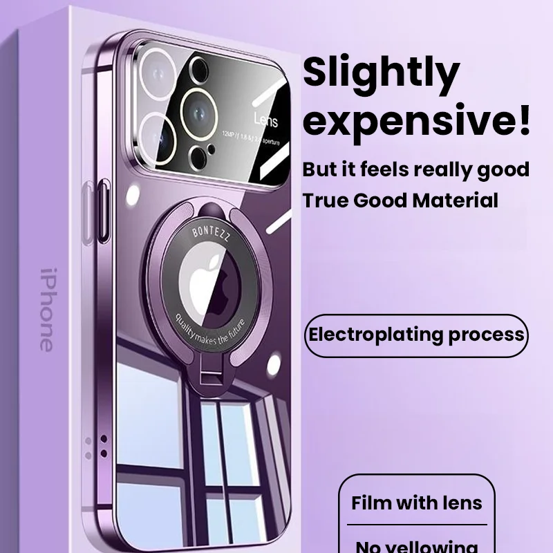 Luxury Plating Transparent Shock-proof Case For iPhone 15 14 13 12 11 Pro Max Plus Magnetic Wireless Charge Case For iphone15Pro
Luxury Plating Transparent Shock-proof Case For iPhone 15 14 13 12 11 Pro Max Plus Magnetic Wireless Charge Case For iphone15Pro