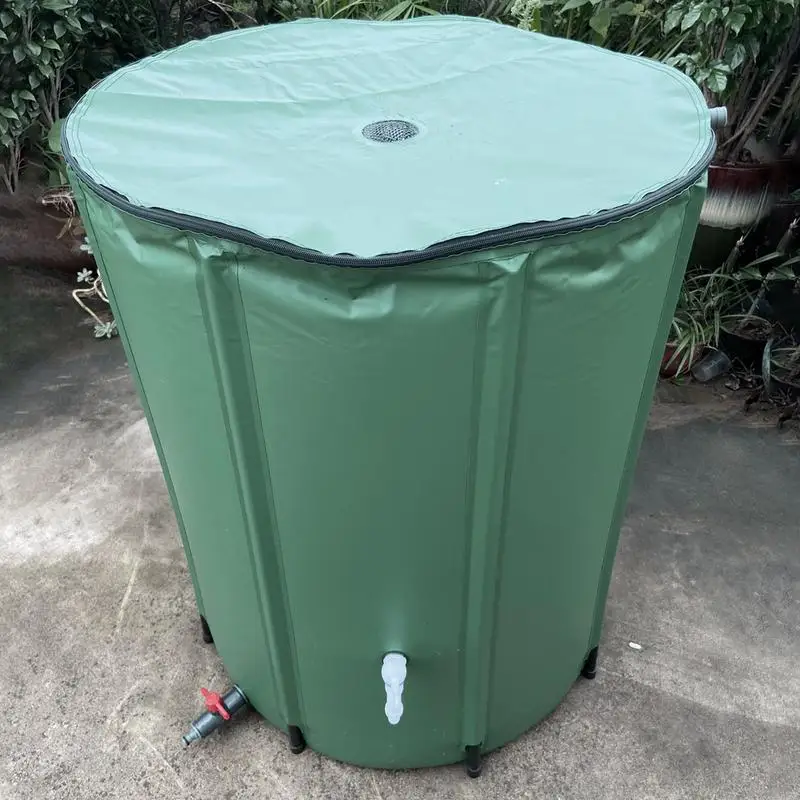 

Rain Barrel Water Collector Portable Collapsible Rain Water Storage Tank Rainwater Recovery Collector Bucket Garden Irrigation