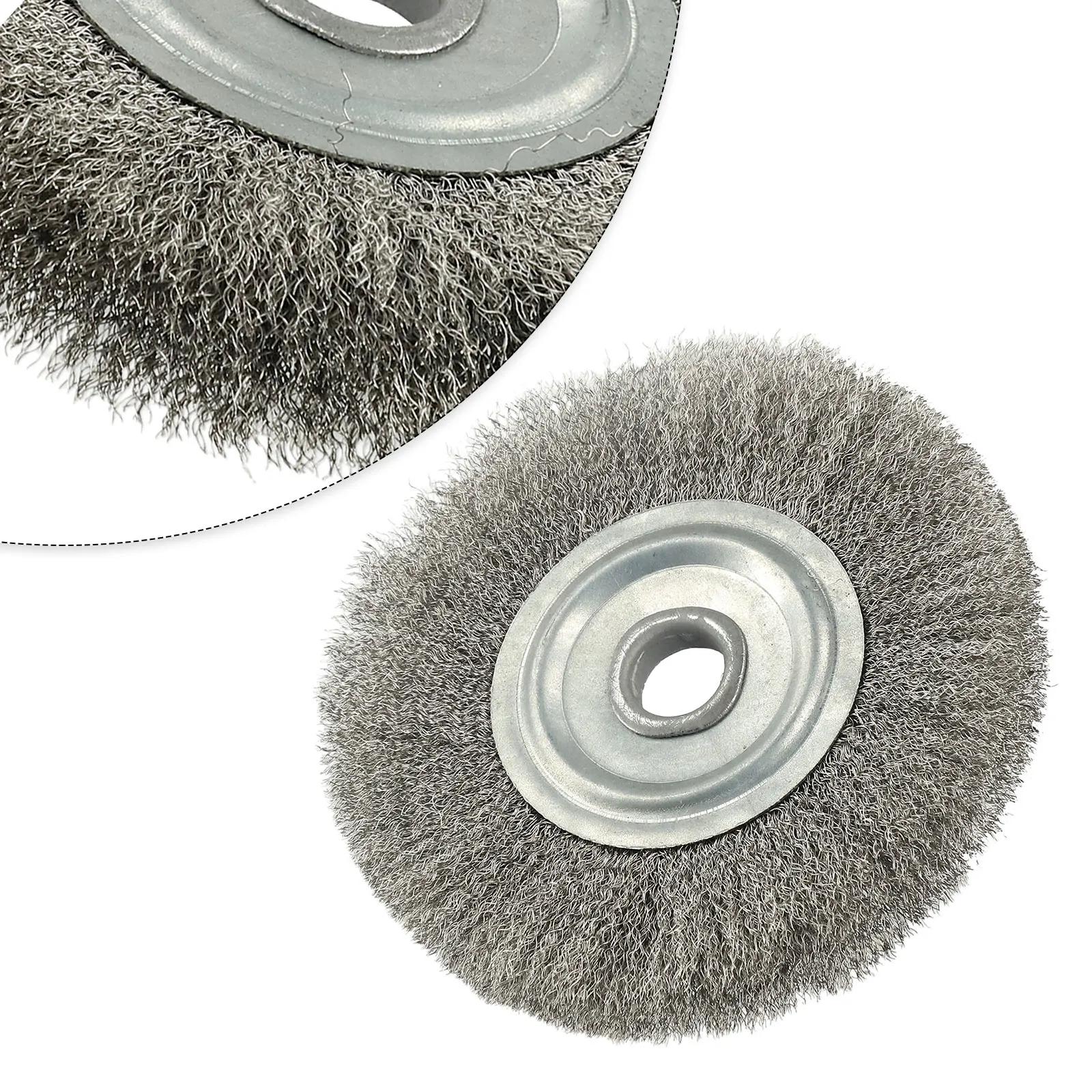 High Quality Crimped Wheel Brush Universal Deburring Decarburization Descaling Polishing Portable Removal Replace
High Quality Crimped Wheel Brush Universal Deburring Decarburization Descaling Polishing Portable Removal Replace