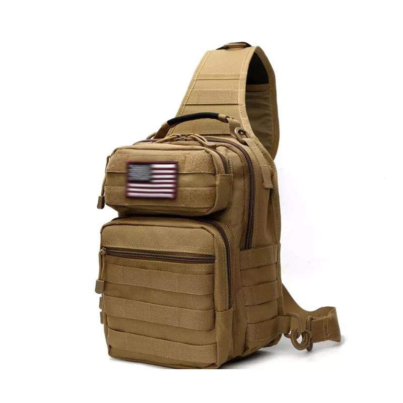 

Tactical Sling Bag Army Military Rover Shoulder Backpack Outdoor Rucksack EDC Chest Pack Molle Assault Hiking Camping Pack