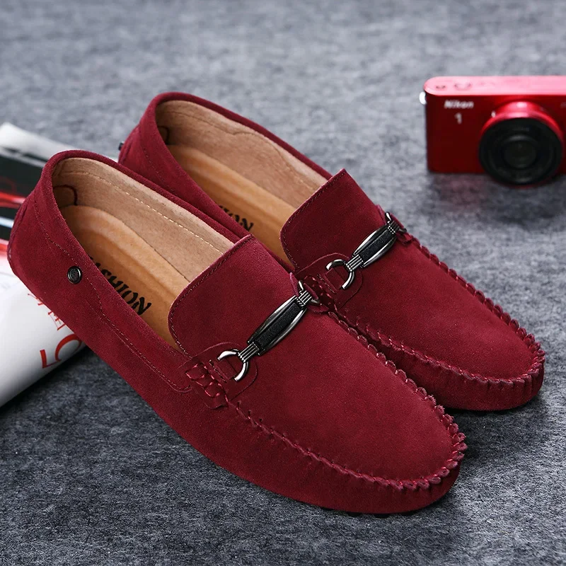 Plus Size Men's Shoes Moccasins Loafers Men's Leather Matte Slip-on Comfortable Soft Bottom Loafers
Plus Size Men's Shoes Moccasins Loafers Men's Leather Matte Slip-on Comfortable Soft Bottom Loafers