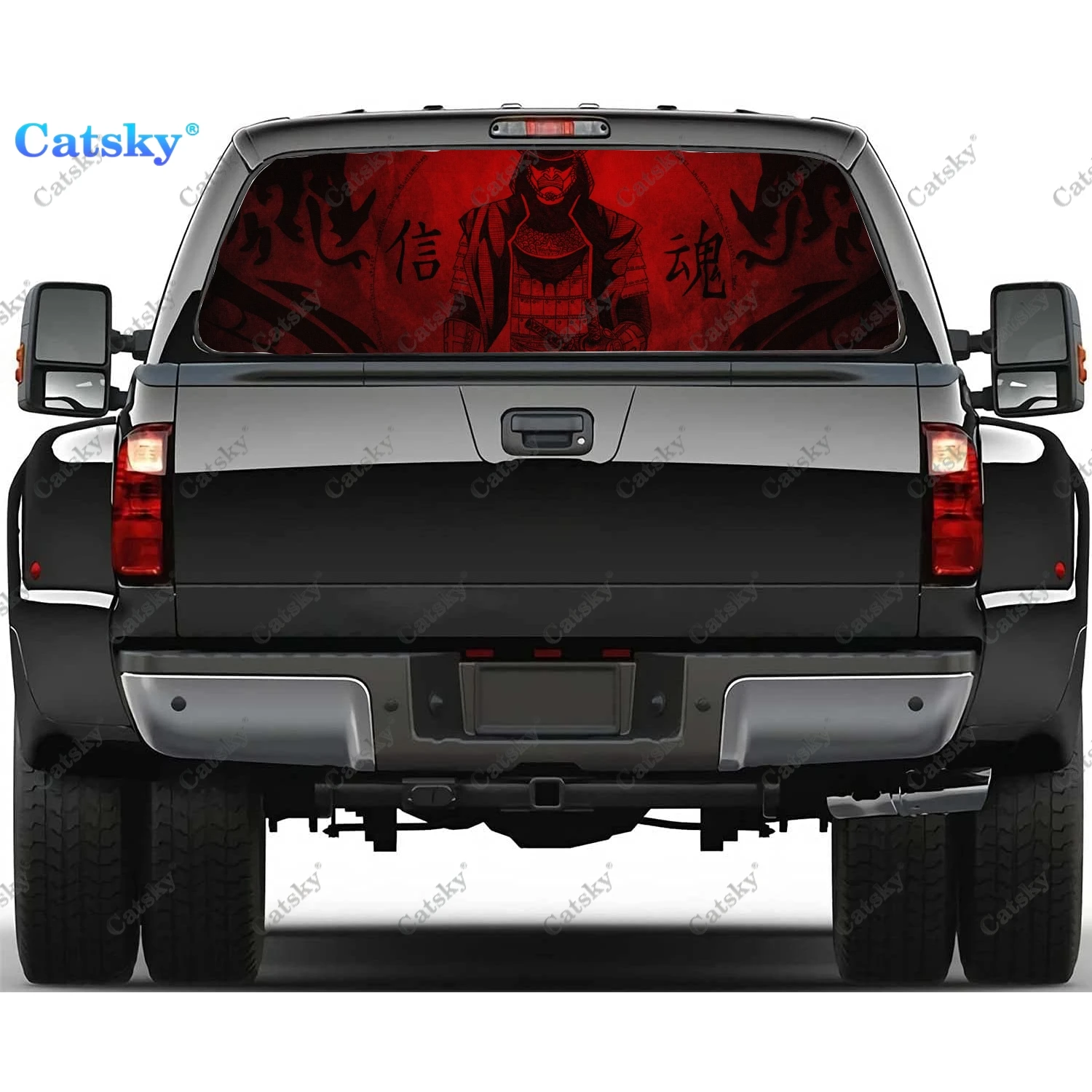 Samurai Printing Red Rear Window Stickers Windshield Decal Truck Rear Window Decal Universal Tint Perforated Vinyl Graphic
Samurai Printing Red Rear Window Stickers Windshield Decal Truck Rear Window Decal Universal Tint Perforated Vinyl Graphic