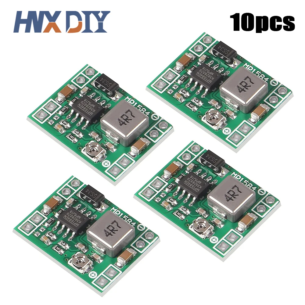 

10PCS MP1584 DC-DC Step Down Power Supply Module MP1584EN 3A Adjustable Buck Converter for Arduino Replace LM2596 24V 12V 5V 3V