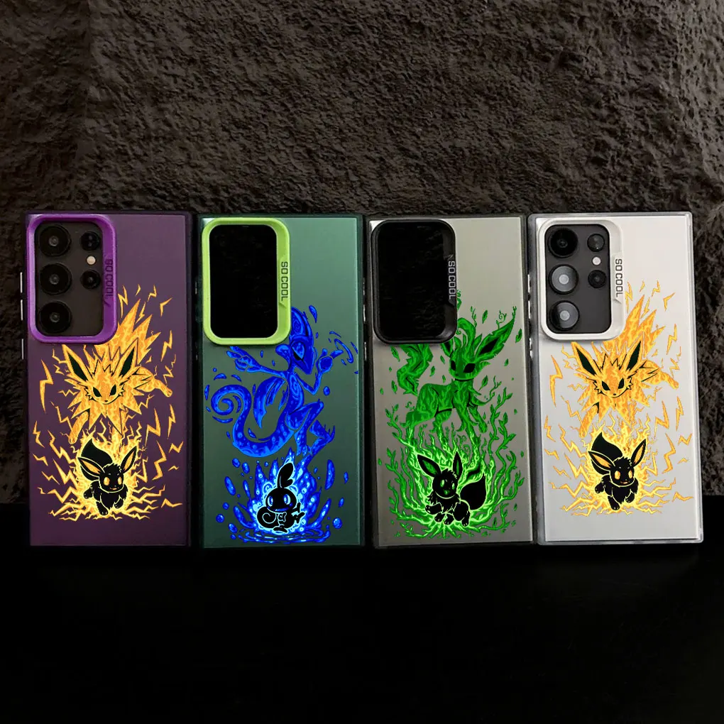 Eevee Water Chameleon Pokemons Anime Case For Samsung S25 S24 Ultra Carcasa For Galaxy S23 S22 S21 FE S20 Ultra Plus Phone Cover Eevee Water Chameleon Pokemons Anime Case For Samsung S25 S24 Ultra Carcasa For Galaxy S23 S22 S21 FE S20 Ultra Plus Phone Cover