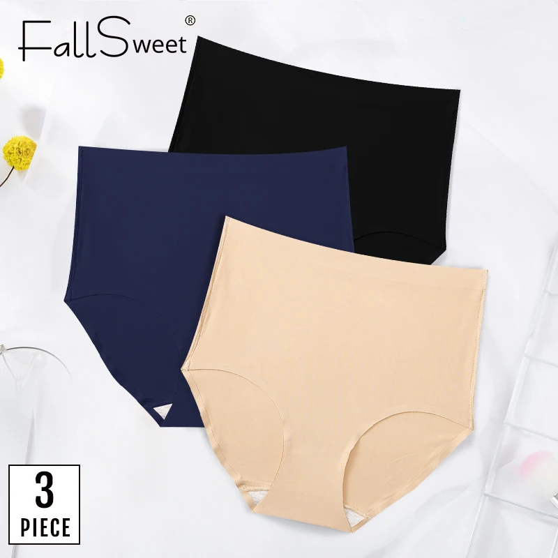 Женские Бесшовные брифы FallSweet, удобные трусики с высокой талией, пикантное нижнее белье, 3 шт. 
Женские Бесшовные брифы FallSweet, удобные трусики с высокой талией, пикантное нижнее белье, 3 шт.